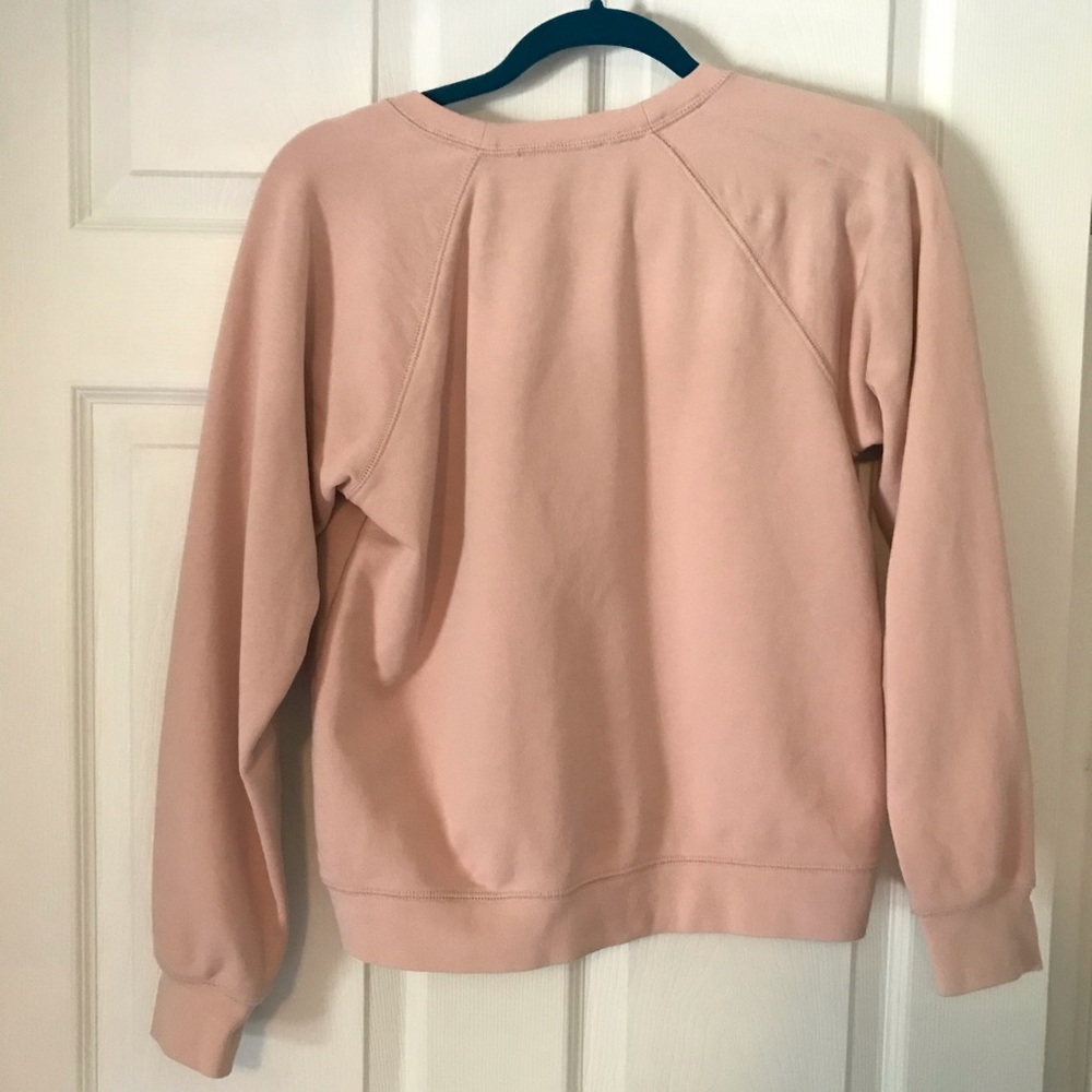 SOLD Everlane Light pink sweatshirt *flaws* - Picture 2 of 10